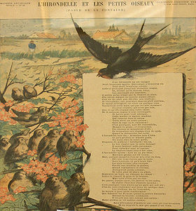 Illustration de L'Hirondelle et les Petits Oiseaux