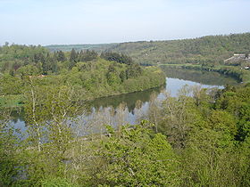 La Moselle vue depuis la ville haute