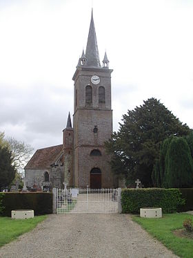 Église Saint-André de La Roussière et vieil if funéraire