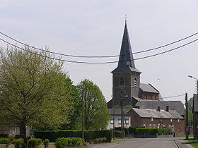 L'église Sainte Aldegonde.