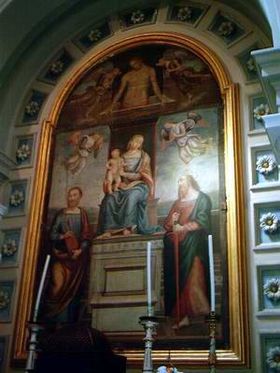 Image illustrative de l'article La Vierge à l'Enfant entre les saints Pierre et Paul