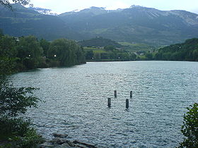 Le lac de Géronde