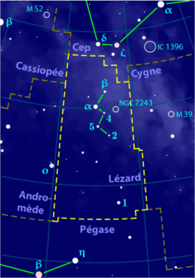 Image illustrative de l'article Lézard (constellation)