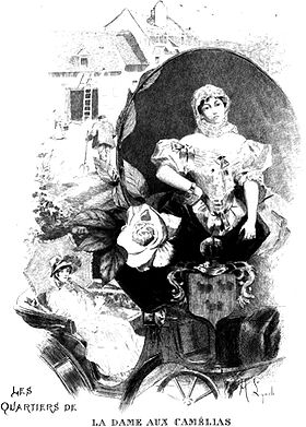 Illustration de La Dame aux camélias