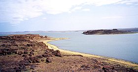South Island sur le lac Turkana