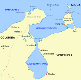 Carte de archipel de Los Monjes .