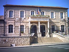 L'hôtel de ville de Lançon-Provence