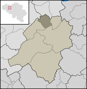Localisation de Landskouter au sein d'Oosterzele