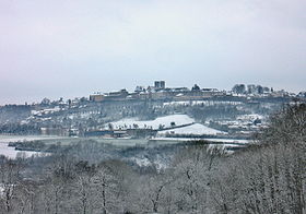 Langres, la ville fortifiée sous la neige