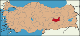 Latrans-Turkey location Elazığ.svg