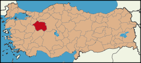 Localisation de Eskişehir
