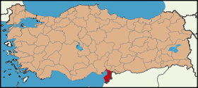 Latrans-Turkey location Hatay.svg
