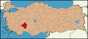 Latrans-Turkey location Isparta.svg