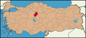 Localisation de Kırıkkale