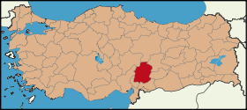 Latrans-Turkey location Kahramanmaraş.svg
