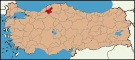 Localisation de Karabük