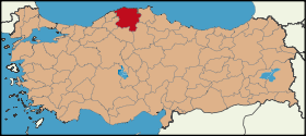 Latrans-Turkey location Kastamonu.svg