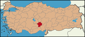 Latrans-Turkey location Niğde.svg