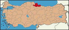 Latrans-Turkey location Samsun.svg