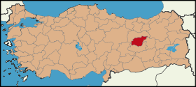 Localisation de Tunceli