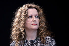 Laurell K. Hamilton lors du Salon du livre de Paris en mars 2010
