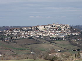 Vue générale de Lauzerte