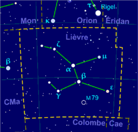 Image illustrative de l'article Lièvre (constellation)