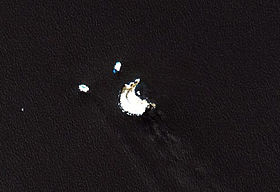 Photo satellite de l'île Leskov