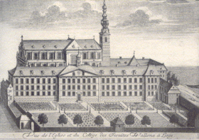 Collège des Jésuites en Isle en 1740 par Remacle Le Loup