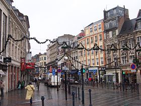 L'entrée du Vieux-Lille par la rue Esquermoise