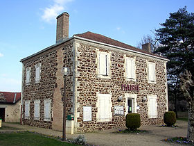 Mairie de Liposthey, bâtie en garluche