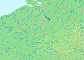 Localisation du canal Louvain Dyle