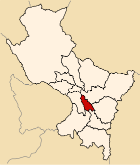 Location of the province Acomayo in Cusco.svg