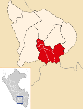Location of the province Antabamba in Apurímac.svg