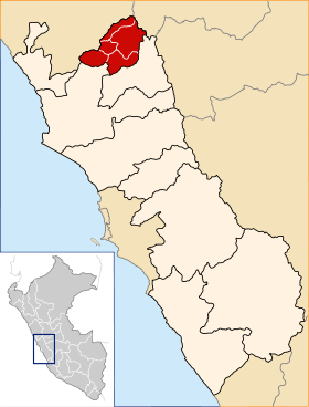 Location of the province Cajatambo in Lima.svg