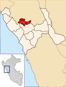 Location of the province Gran Chimú in La Libertad.svg