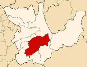 Location of the province Huánuco in Huánuco.png