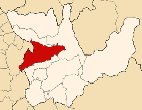 Location of the province Huamalíes in Huánuco.png