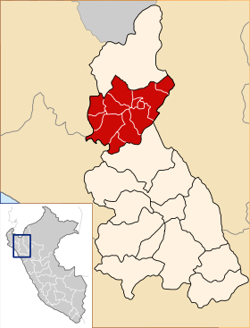 Location of the province Jaén in Cajamarca.svg