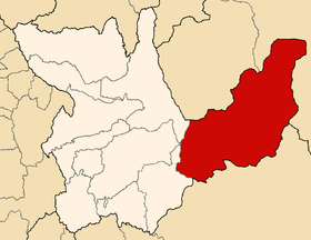 Location of the province Puerto Inca in Huánuco.png