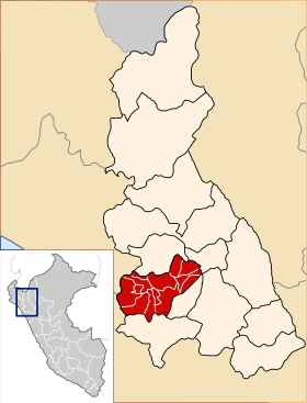 Location of the province San Miguel in Cajamarca.svg