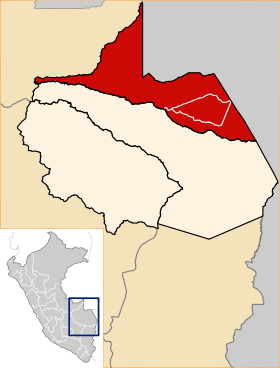 Location of the province Tahuamanu in Madre de Dios.svg