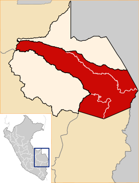 Location of the province Tambopata in Madre de Dios.svg