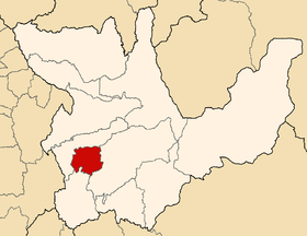 Location of the province Yarowilca in Huánuco.png