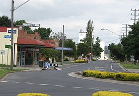 La grand'rue de Longwarry