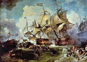 Image illustrative de l'article Lord Howe lors de la bataille du 13 prairial an II