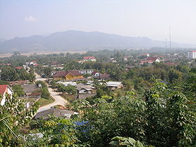 Louang Namtha vu du nord-ouest