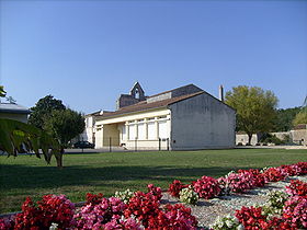 Le centre-bourg de Luchat