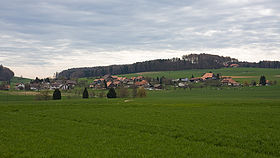 Vue aérienne de Lüterswil-Gächliwil