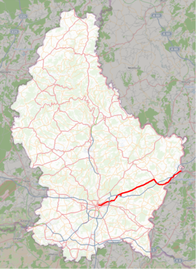 Image illustrative de l'article Route nationale 1 (Luxembourg)